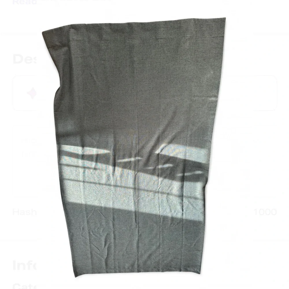 West Elm One (1) Crossweave Blackout Curtain 48x84 inch regal blue